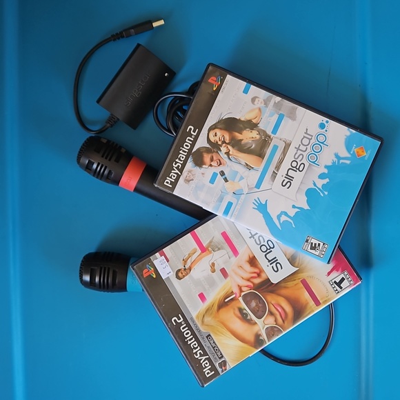 Sony Video Games & Consoles Singstar Microphone And Game Bundle Ps2
